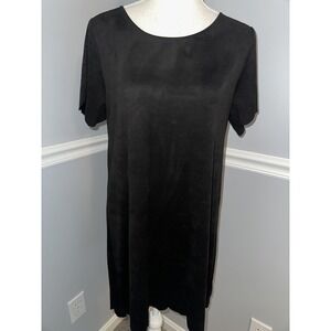 Altar'd State Dress‎ Size M Suede Scalloped Butter Soft Tshirt  Stretch